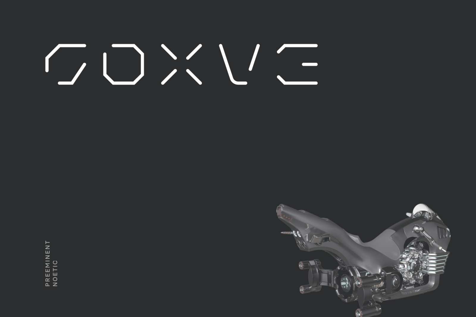 Goxve Futuristic Tech Font