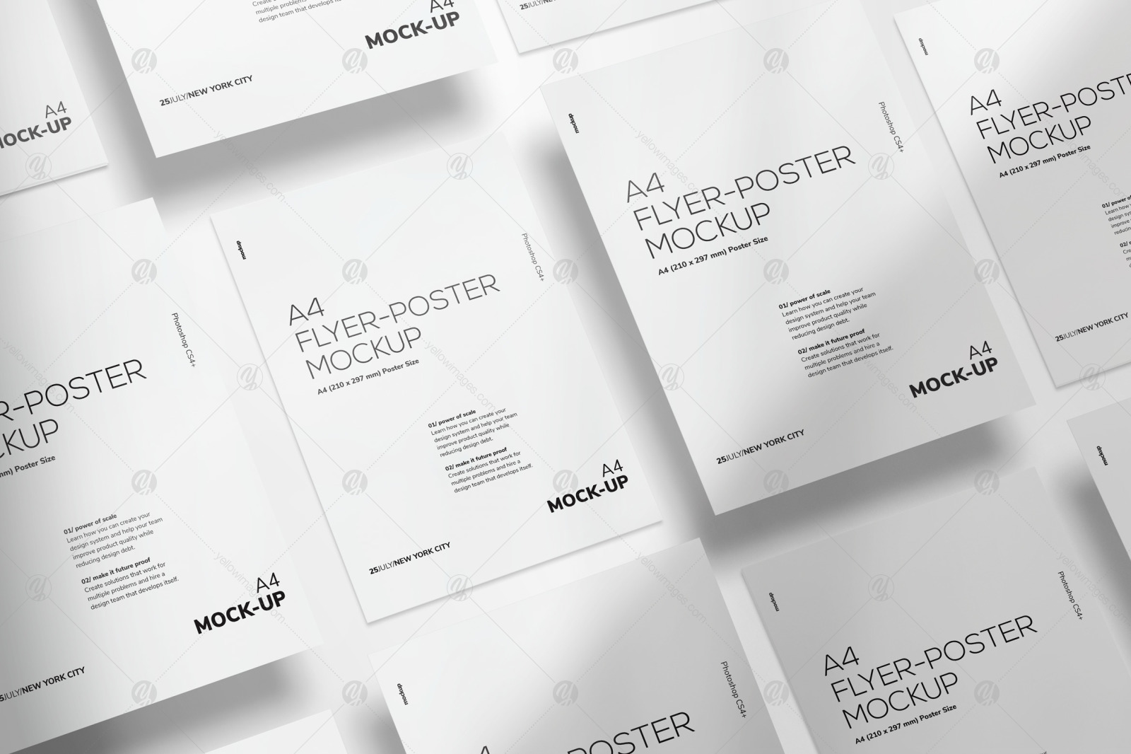 A4 Flyer – Poster Mockups Bundle