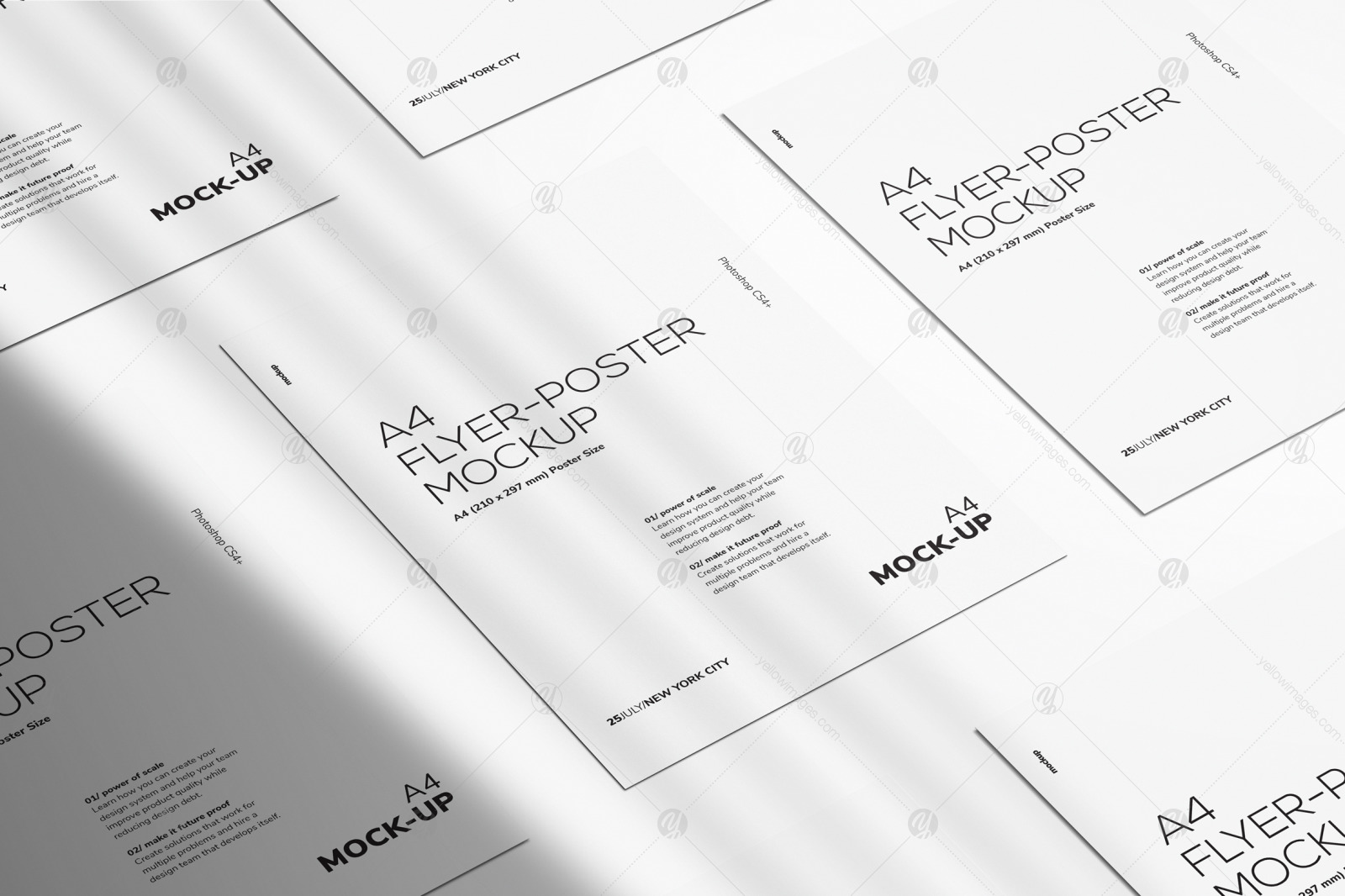 A4 Flyer – Poster Mockups Bundle