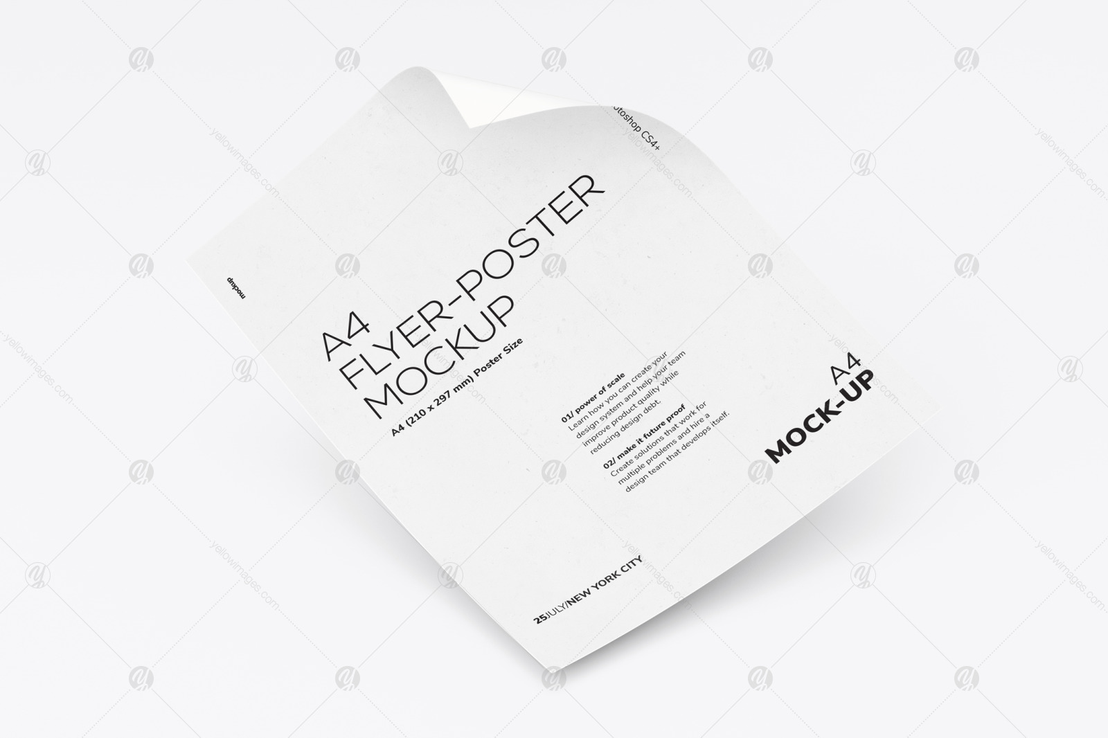 A4 Flyer – Poster Mockups Bundle