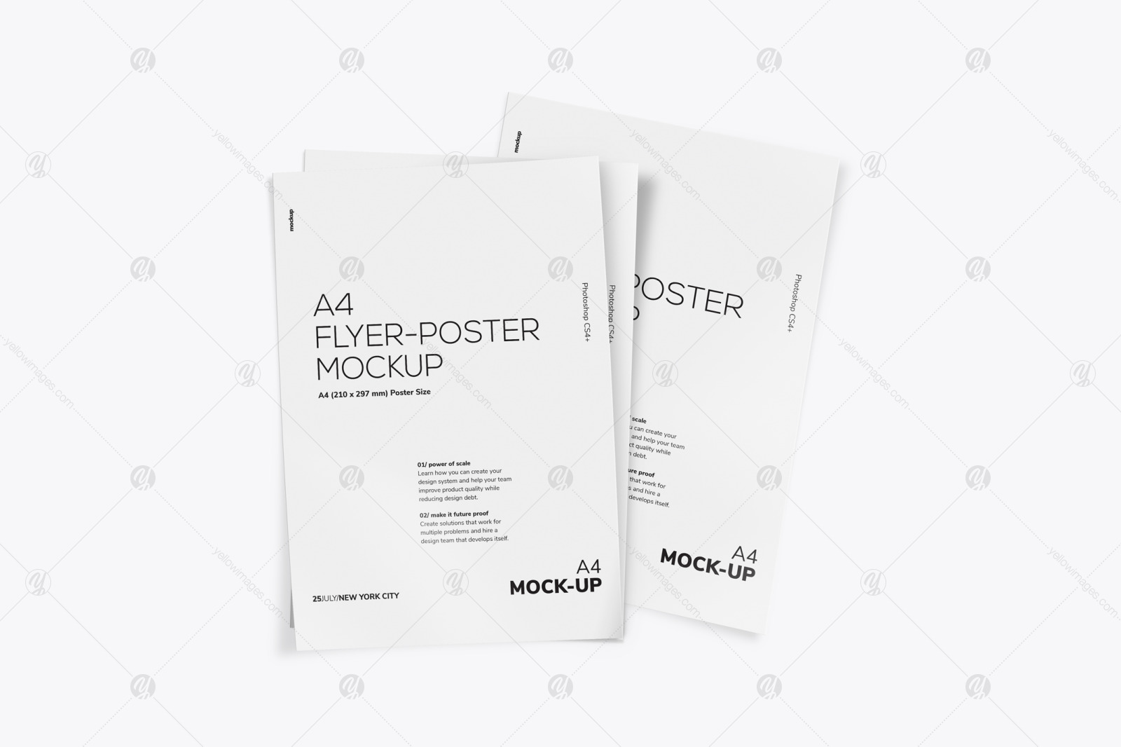 A4 Flyer – Poster Mockups Bundle