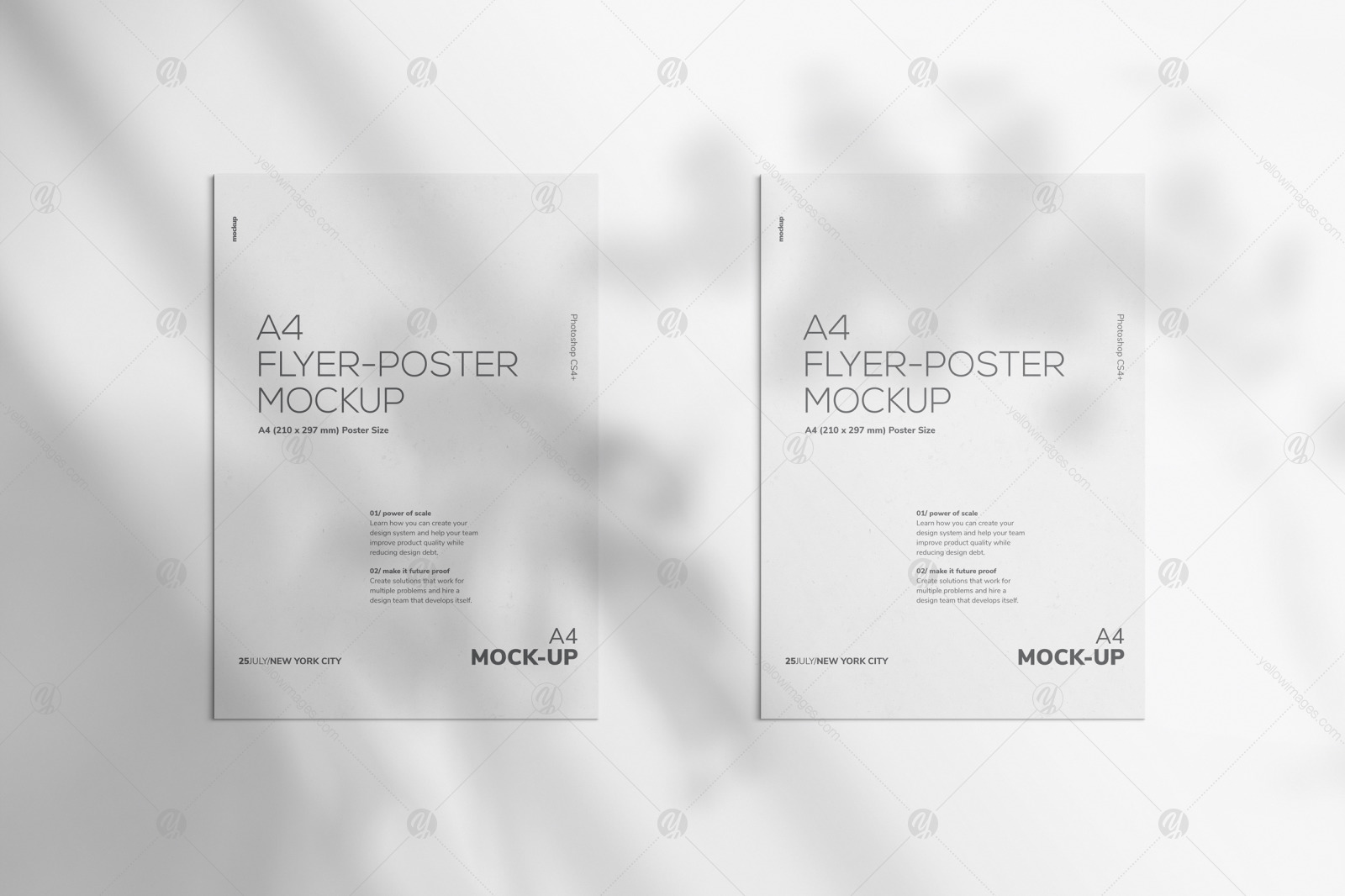 A4 Flyer – Poster Mockups Bundle