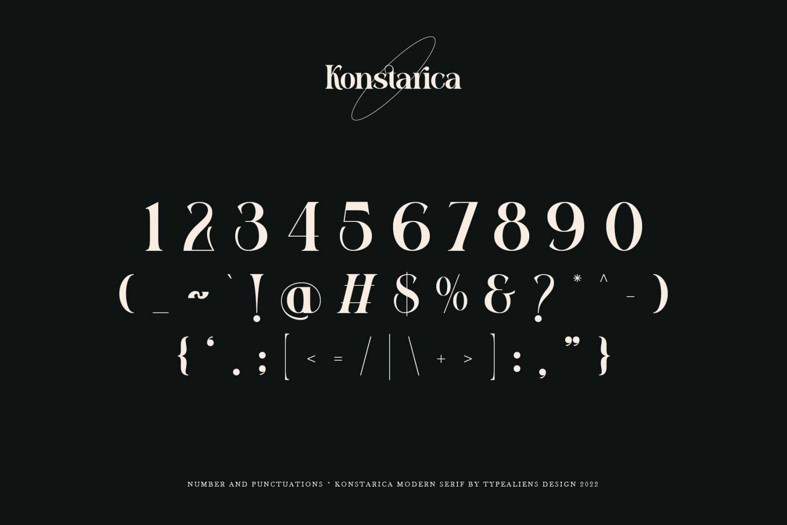 Konstarica Font Konstarica Font