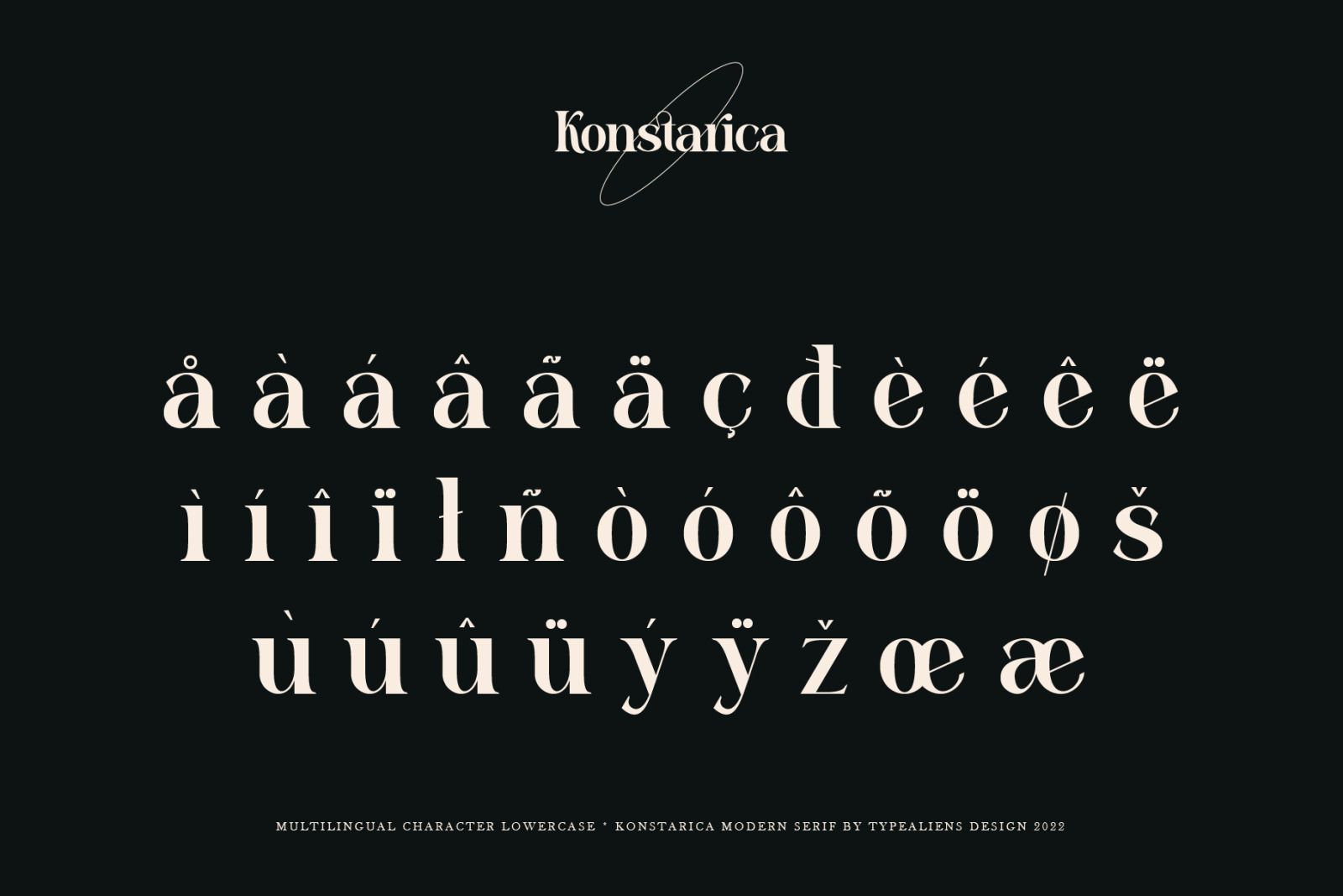 Konstarica Font Konstarica Font