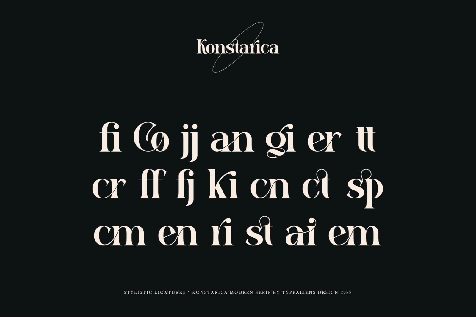 Konstarica Font Konstarica Font