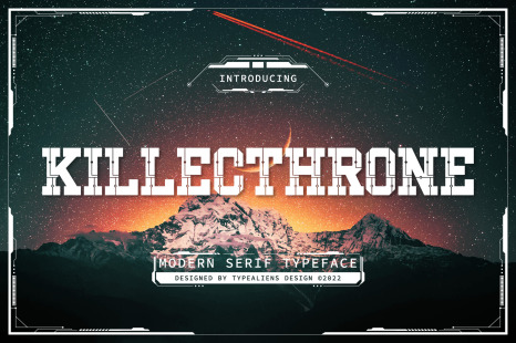 Killecthrone Font - Futuristic font