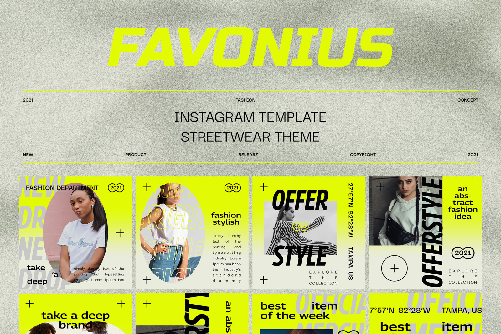 Favonius Instagram Template Favonius Instagram Template