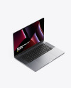 MacBook Pro 16-inch Space Gray Mockup