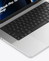 MacBook Pro 16-inch Silver Mockup