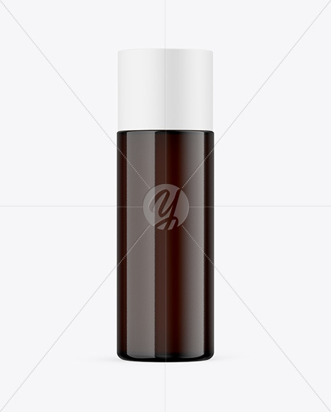 Dark Amber Bottle Mockup Dark Amber Bottle Mockup