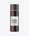 Dark Amber Bottle Mockup Dark Amber Bottle Mockup