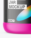 Matte Protein Jar Mockup Matte Protein Jar Mockup