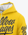 Women’s Hoodie Mockup - Half Side View