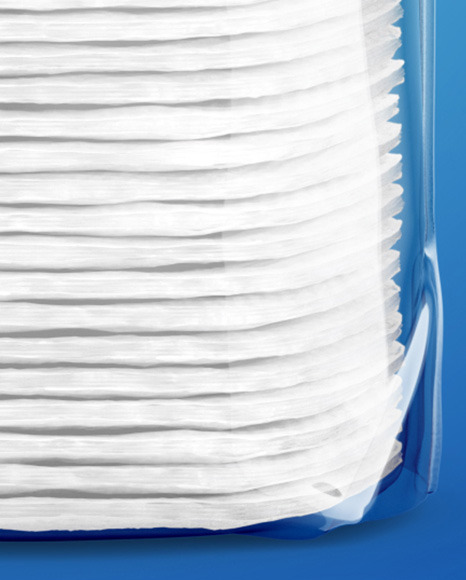 100 Round Cotton Pads Pack Mockup