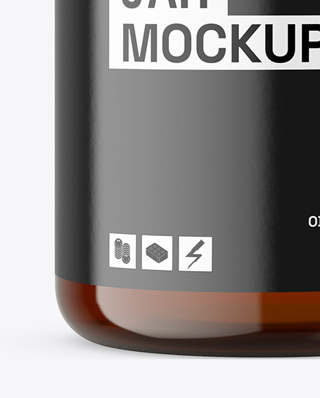 Amber Jar Mockup