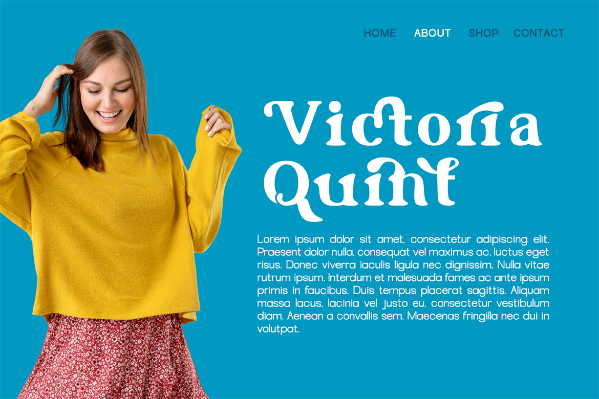 Shafira - Unique Stylistic Font Shafira - Unique Stylistic Font