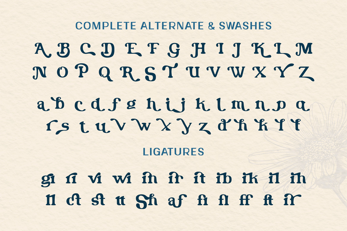 Shafira - Unique Stylistic Font