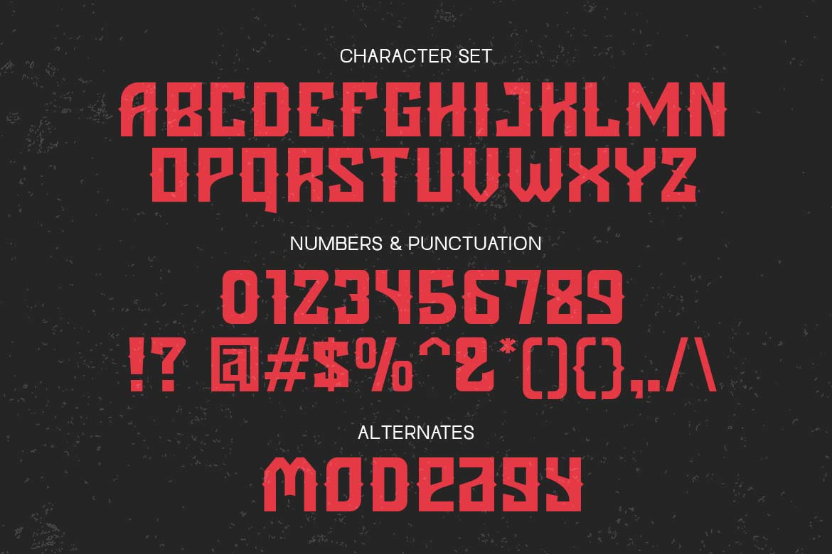 Tjackra - Display Typeface