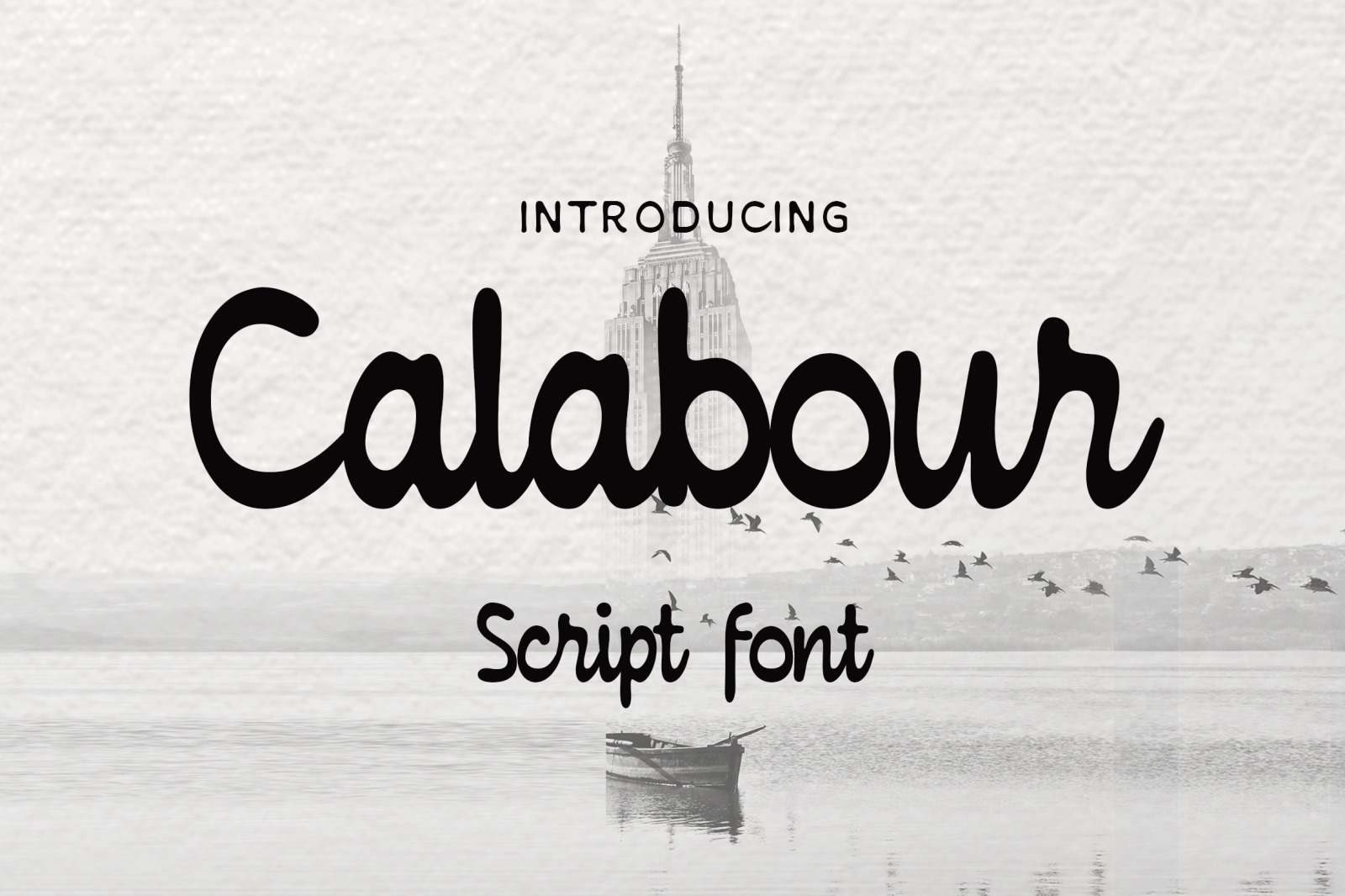 Calabour - Handwrite Script Font Calabour - Handwrite Script Font