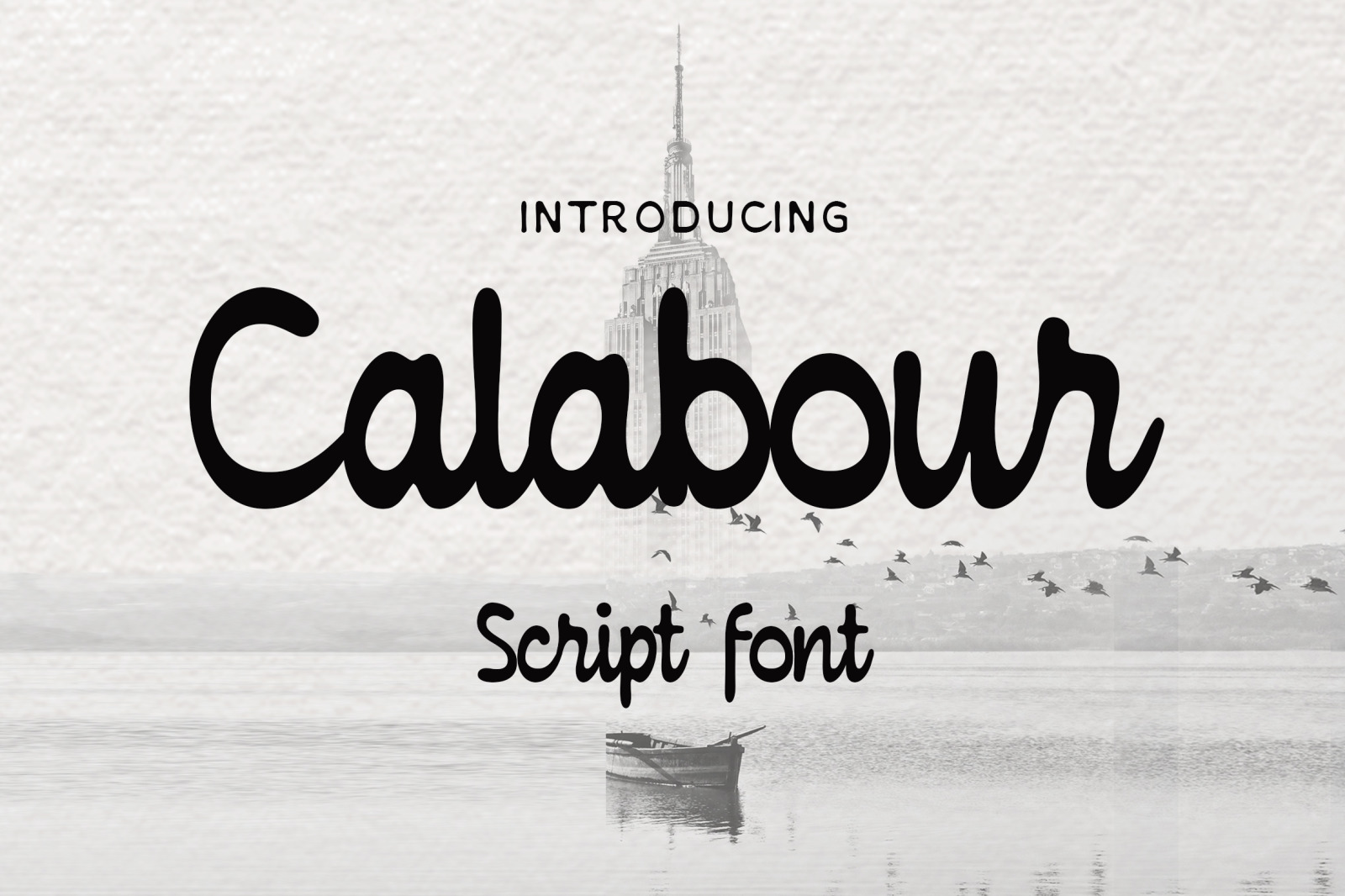 Calabour - Handwrite Script Font