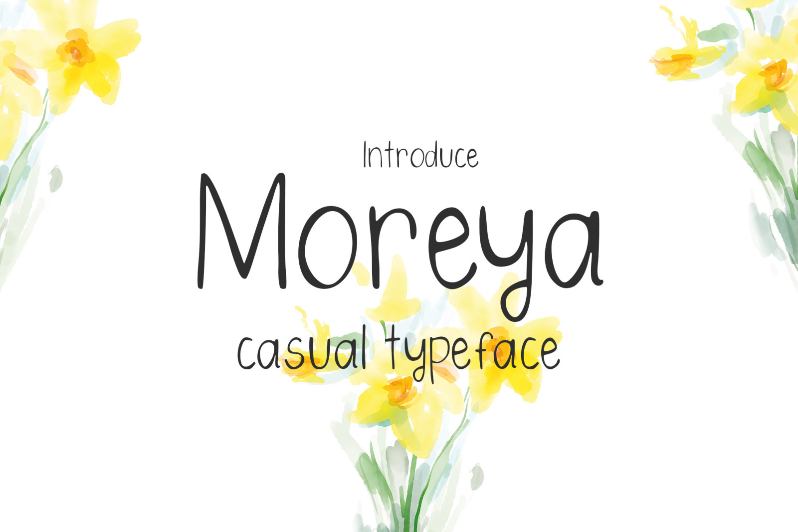 Moreya - Casual Typeface Moreya - Casual Typeface