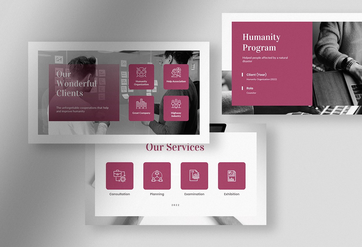 Gracio – Purple Grape Professional Business Proposal Presentation Template