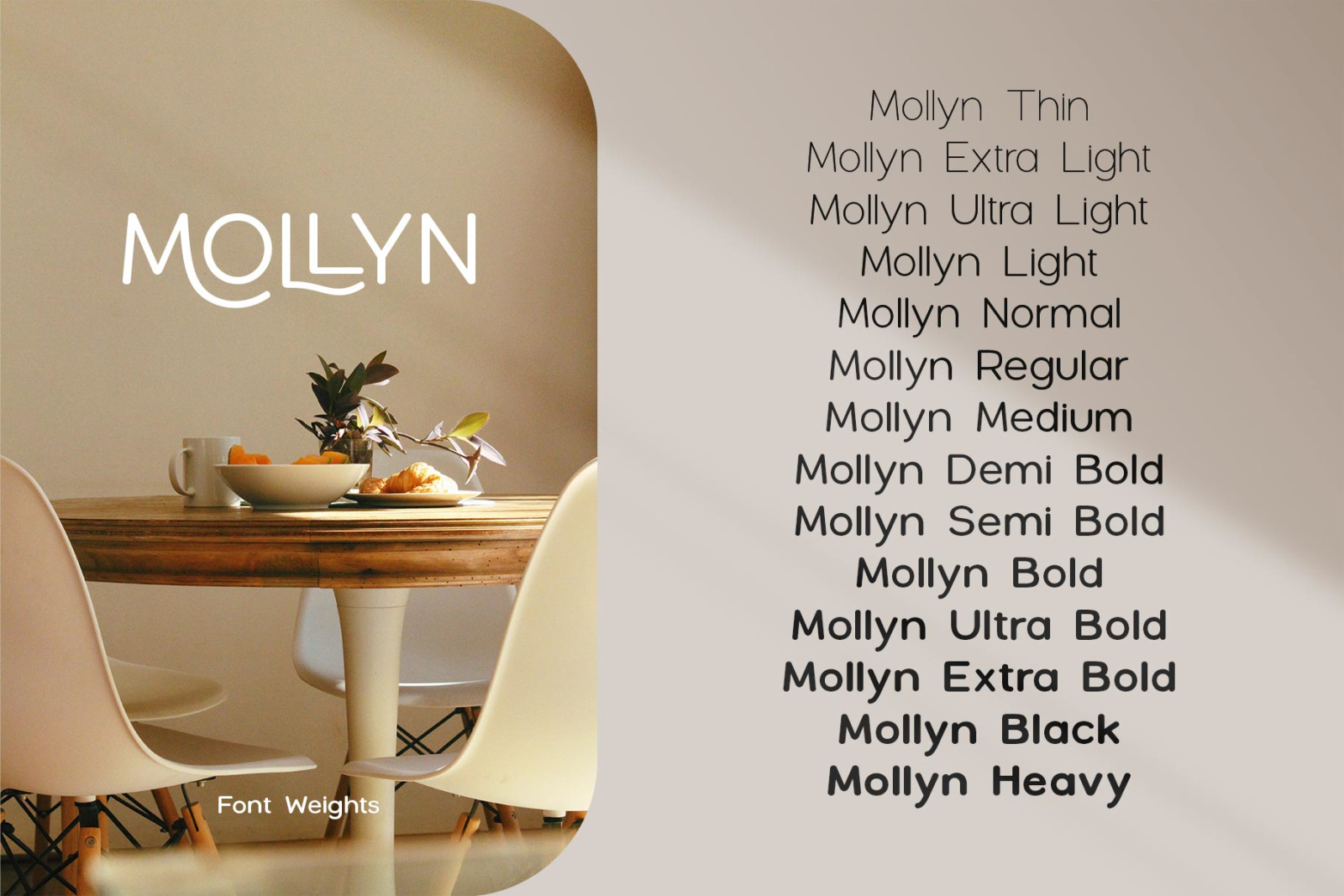 Mollyn Typeface Mollyn Typeface