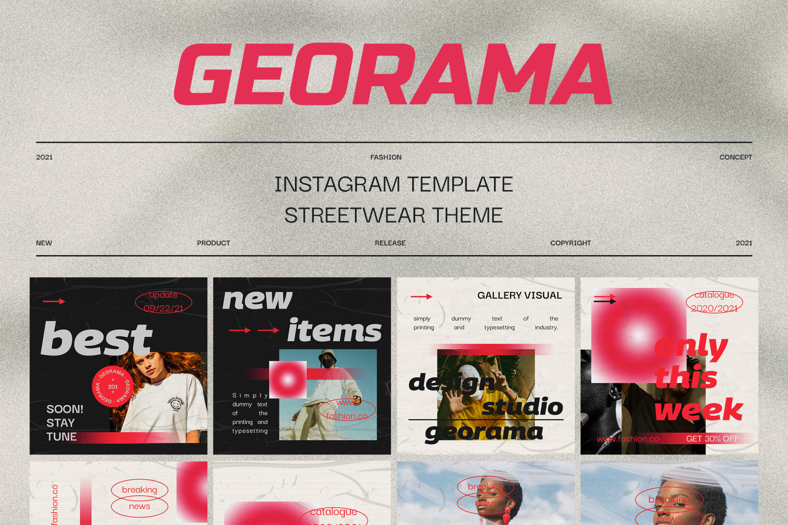 Georama Instagram Template