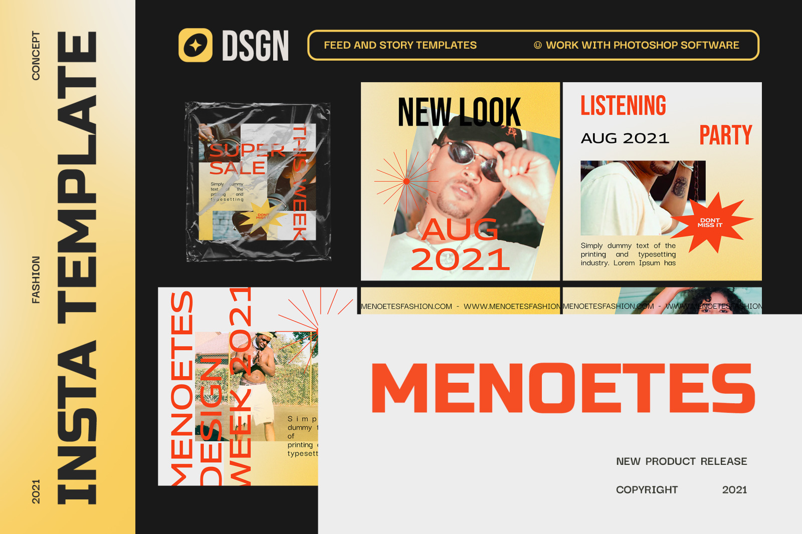 Menoetes Instagram Template