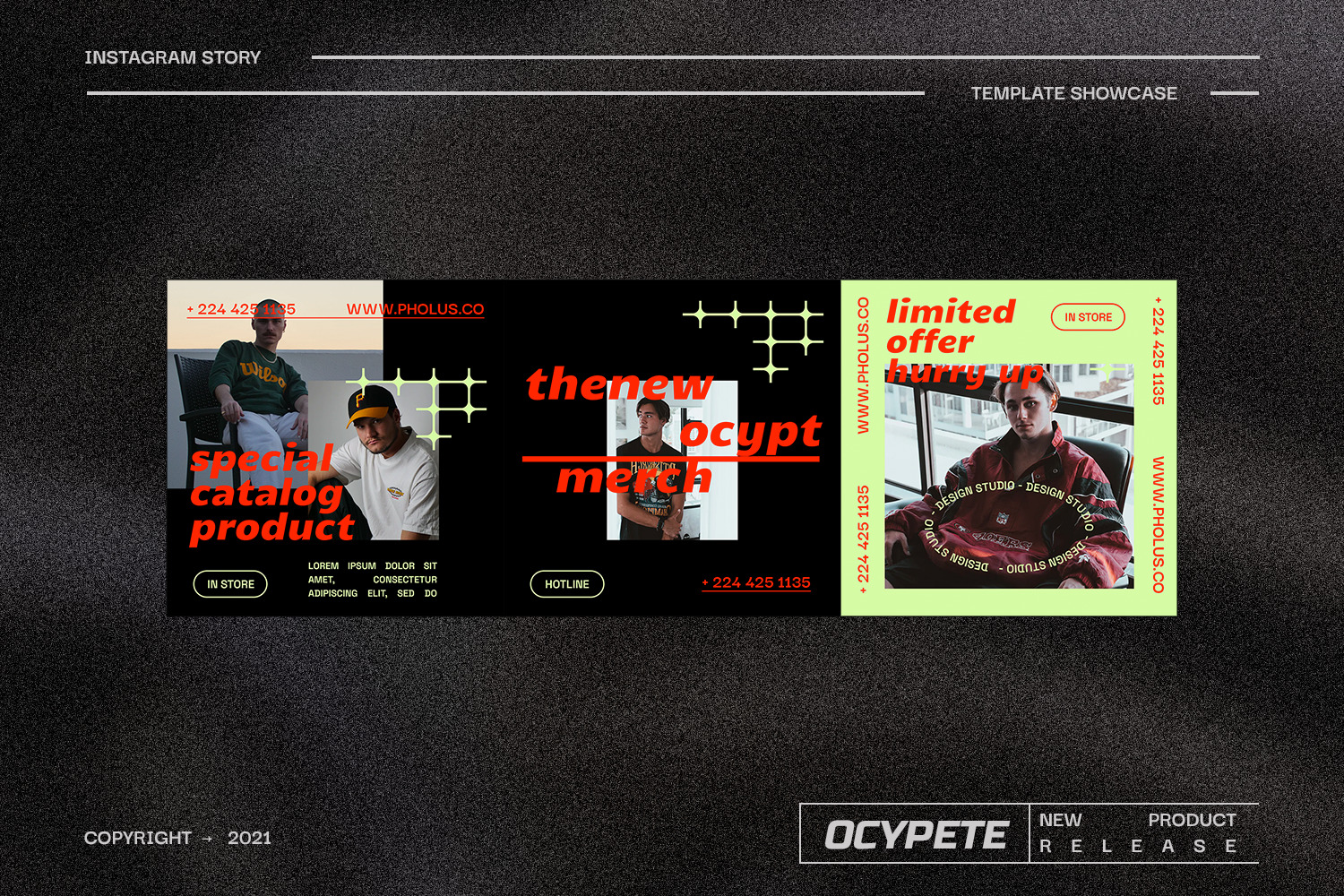 Ocypete Instagram Template