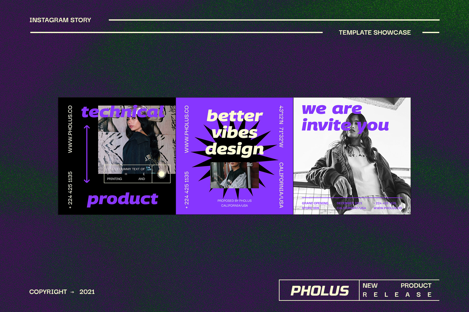 Pholus Instagram Template