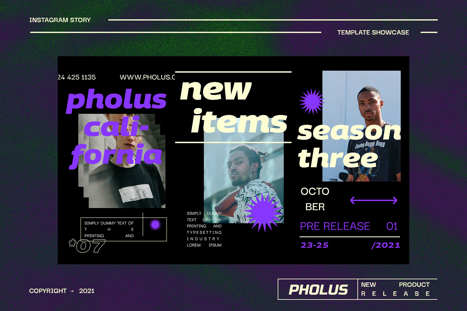 Pholus Instagram Template