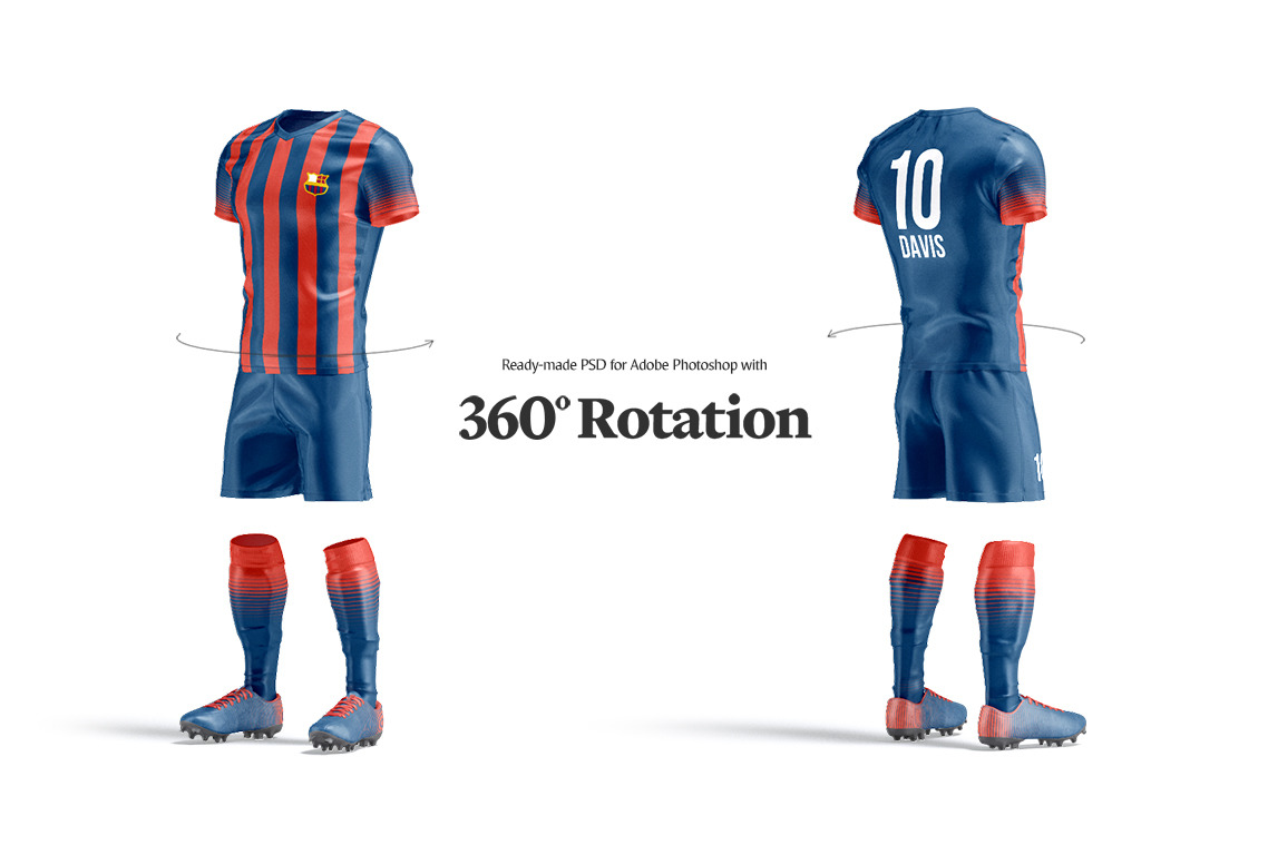 Soccer Kit Animated Mockup