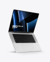 MacBook Pro 16-inch Silver Mockup