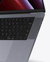 MacBook Pro 16-inch Space Gray Mockup