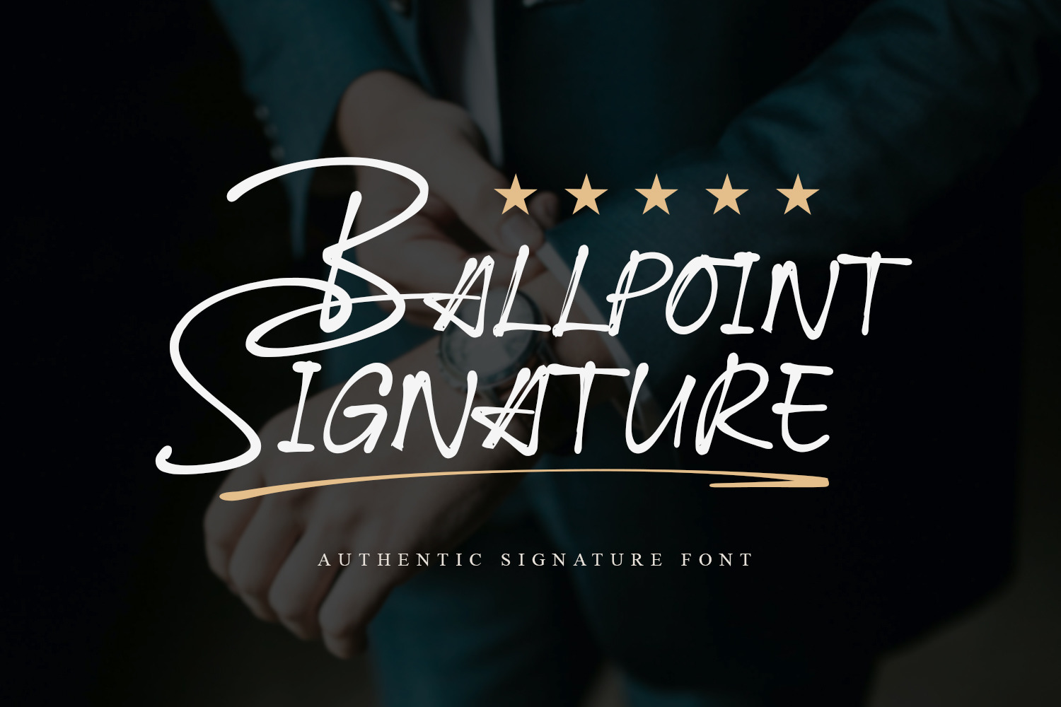 Ballpoint Signature Font Ballpoint Signature Font