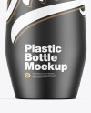 Matte Plastic Bottle Mockup