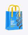 Matte Paper Bag w/ Handles Mockup