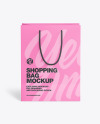 Paper Shopping Bag Mockup