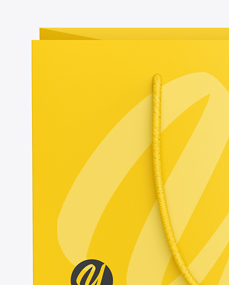 Paper Shopping Bag Mockup