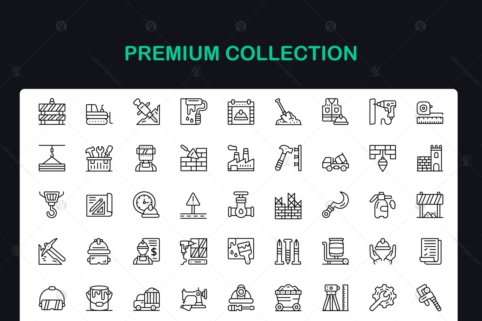 Labour Day Linear Icons Pack Labour Day Linear Icons Pack