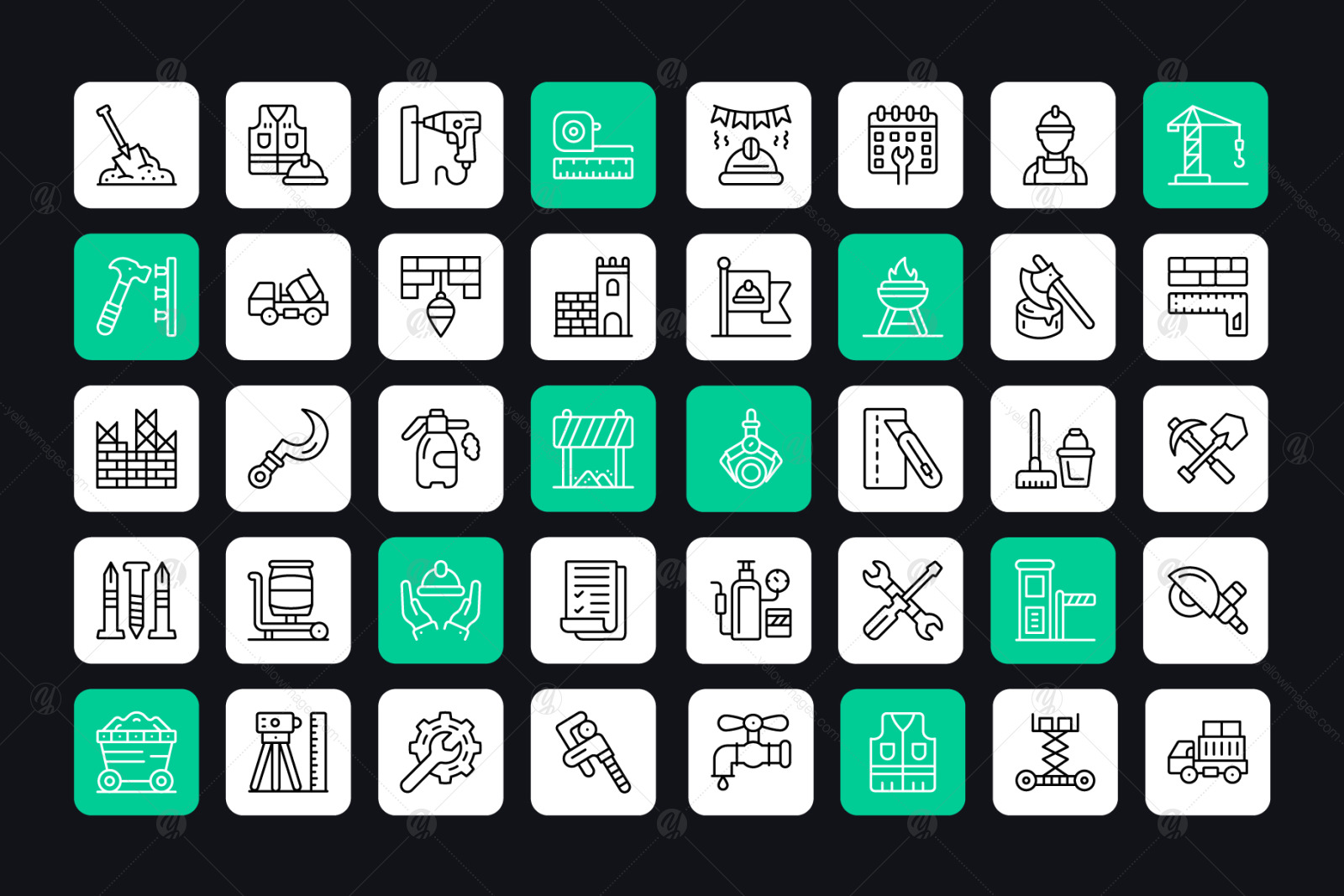 Labour Day Linear Icons Pack Labour Day Linear Icons Pack