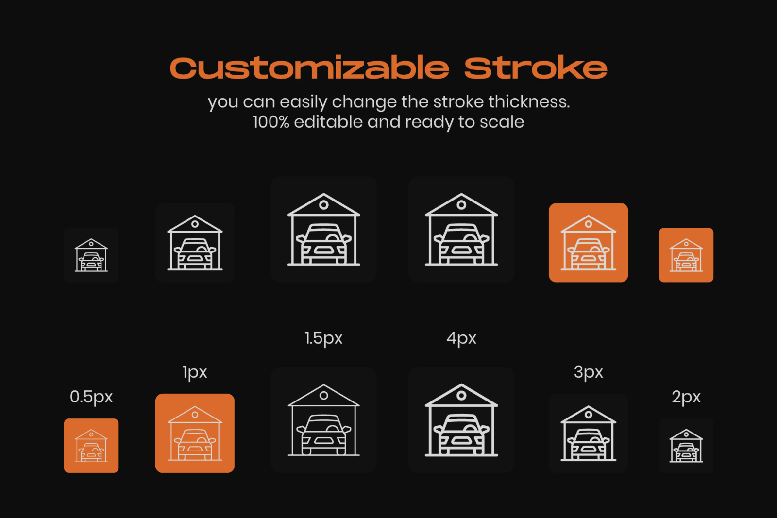 Car Repair Linear Icons Pack Car Repair Linear Icons Pack