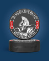 Two Hockey Pucks Mockup