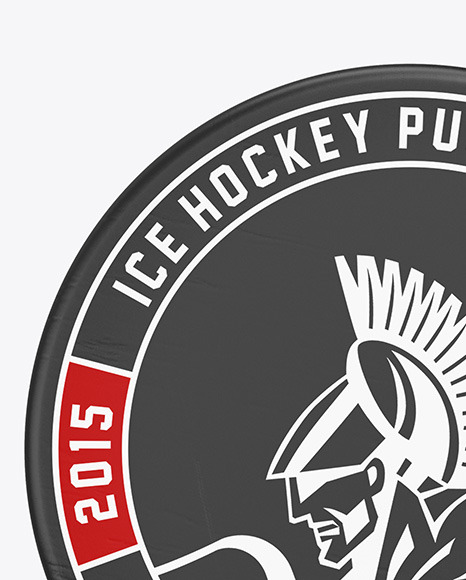 Two Hockey Pucks Mockup