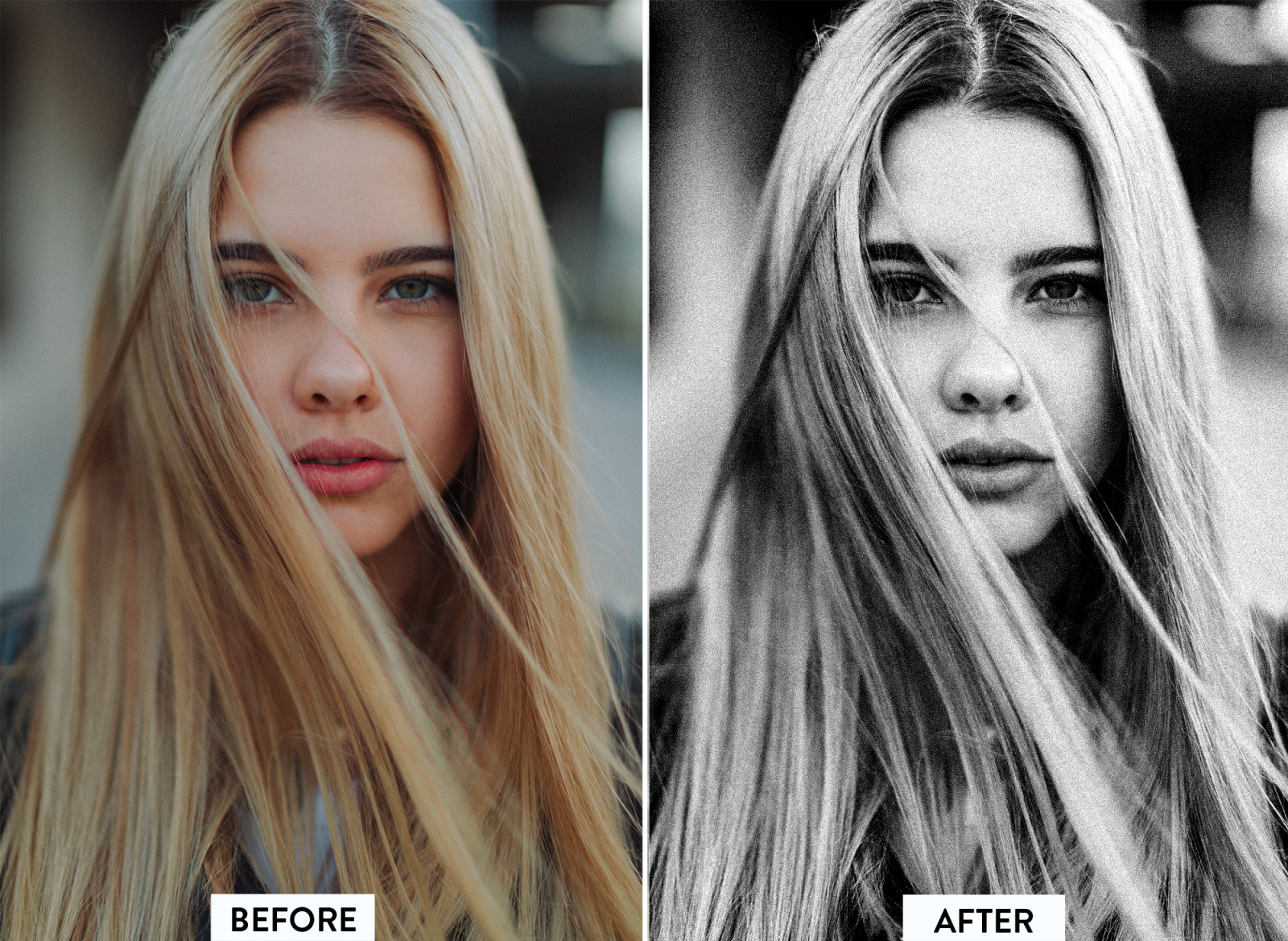 10 Black and White Portrait Lightroom Preset