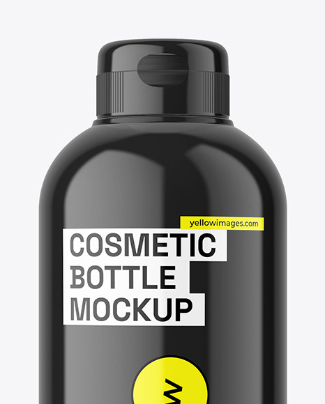 Glossy Cosmetic Bottle Mockup