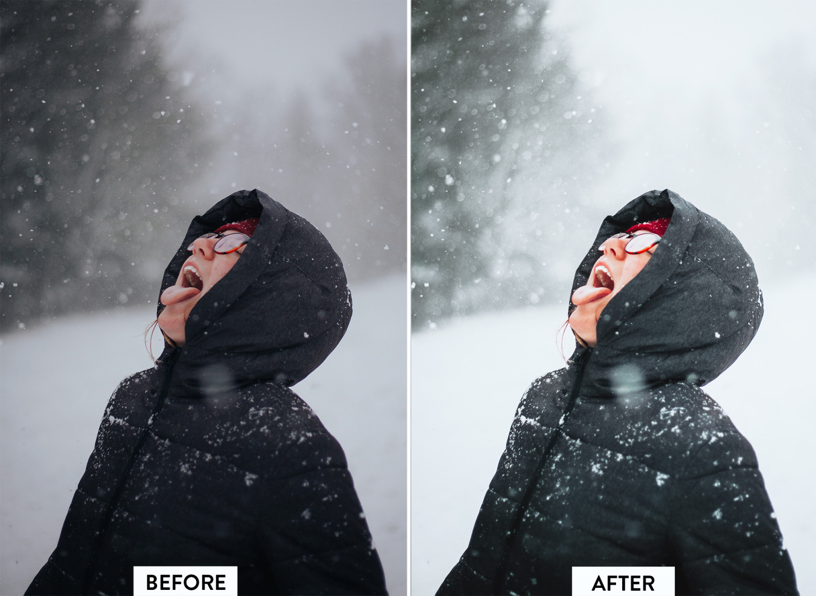 10 Cold Winter Lightroom Preset