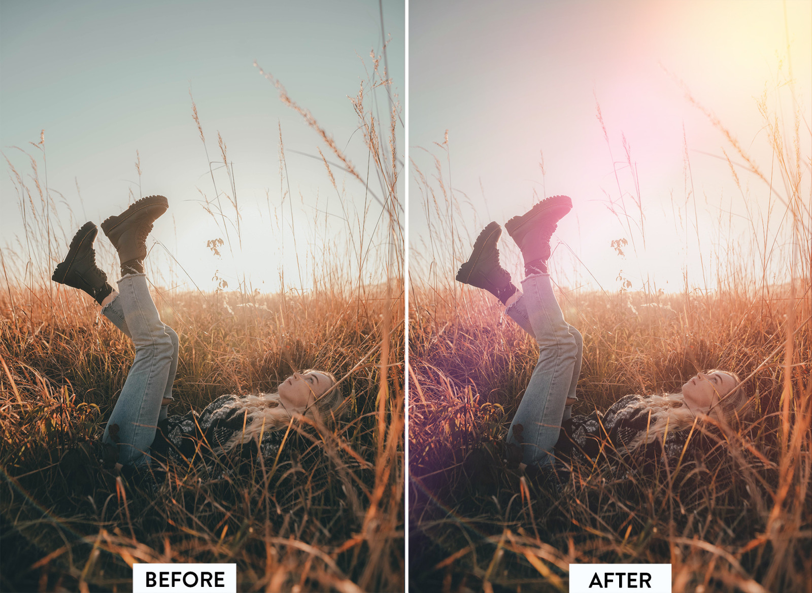 100 Natural Light Leaks Overlays