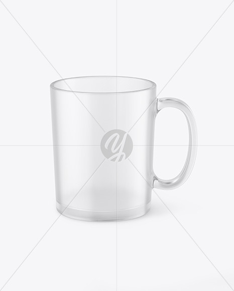 Frosted Glass Mug Mockup